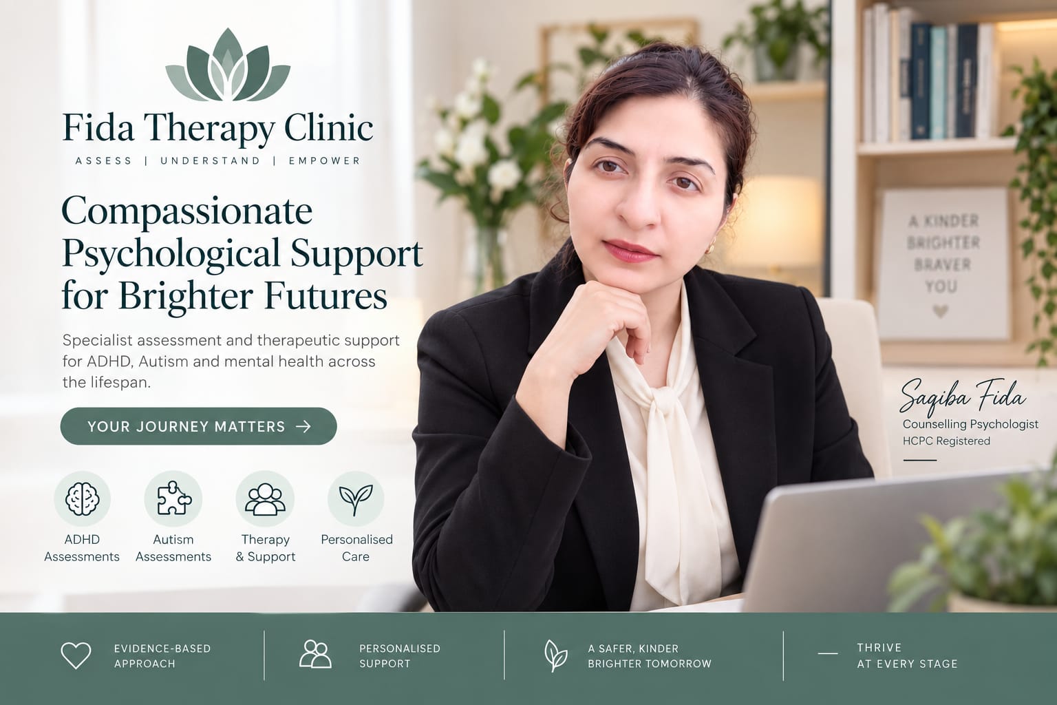 Fida Therapy Clinic - Compassionate Psychological Support for Brighter Futures
